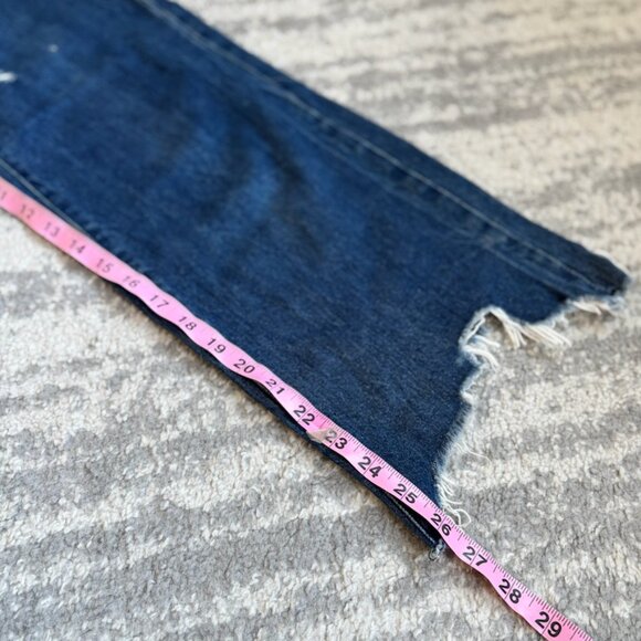 Vintage high waisted frayed hem flare jeans - Picture 11 of 14